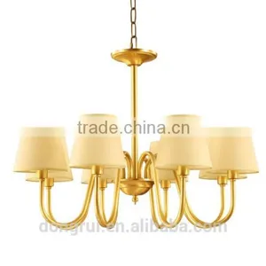 American Morden Style Classical Full Copper Lighting Chandelier For High Ceiling 3 Heads 291-8H thumbnail-2