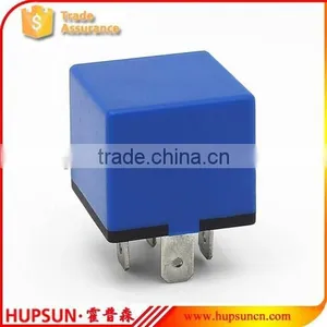 Blue Color Non Water-proof Automotive Alarm Relay 12V 24V 40A Relay thumbnail-3