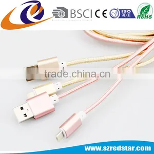 High Quality Fast Charging Double Sided Usb Cable 8pin+5 Pin for Android and Ios Mobile thumbnail-6