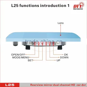 Dvr Recorder, 4.3 Inch Lcd Car Dvr ,hd Car Rearview Mirror, L25 thumbnail-4
