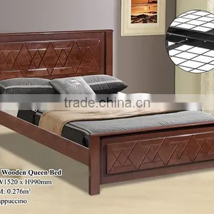 Wooden Queen Bed thumbnail-1