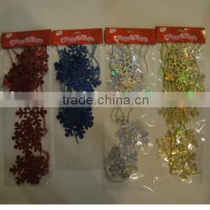 Snowflake Hanging Ornament/ Decoration Door Curtain / Foil Curtain / thumbnail-1