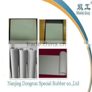 55 Shore-A White Rubber Sheet thumbnail-1