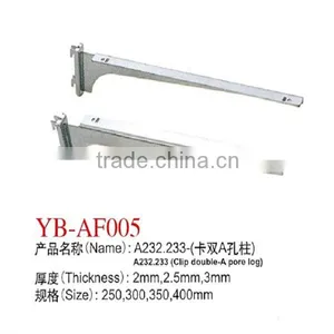 Metal Slatwall Glass Bracket Corner Glass Bracket thumbnail-5
