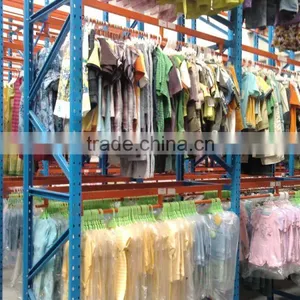 The Warehouse Steel Clothes Racking Used in the Production and Warehouse Areas thumbnail-3