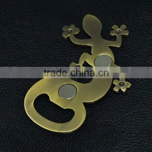 Structural Disabilities Antique Bronze Animal Metal Fridge Magnet Bottle Opener (gecko) thumbnail-2