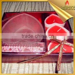 Gift Box Candle Set Wedding Gift Glass Candle thumbnail-5