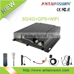 HDD Mobile DVR With CMS Software G-SENSOR 4CH Mobile DVR for Bus thumbnail-1
