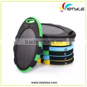 5000mah Universal Colorful LED Light Solar Power Bank thumbnail-1