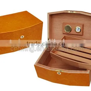 Handmade Electric Spanish Cedar Cigar Humidor for 100 Cigars,humidor Cigar Watch Box thumbnail-6