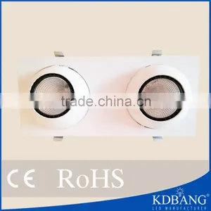 New Square Downlight Ip44 Cob 2*25w Spot Lighting thumbnail-1