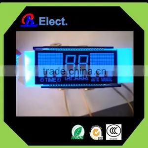 Negative Segment Character Running Machine Lcd Display,practical STN,blue Backlight, Fitness Equipment thumbnail-1