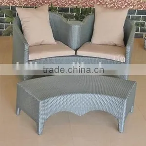 2015 Beautiful Love Seat Outdoor Furniture Exhibition New Desing Hot Sale! thumbnail-1