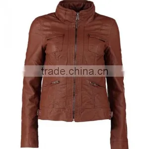 Leather Jackets for Women , Ladies Leather Jackets , Pakistan Leather Jacket , Pure Leather Jacket for Girls thumbnail-1