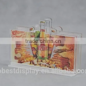 Newest Beauty Designed Acrylic Menu Stand, Acrylic Menu Holder thumbnail-2