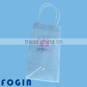 Popular PVC Clear Ice Bag for Beer Wine Packing thumbnail-1