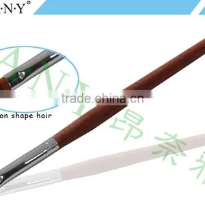 ANY French Nails Building and Design Rosewood Nail Brush for French Style thumbnail-2