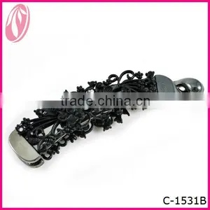 Wholesale New Style Banana Clip With Claw Chain Crystal thumbnail-1