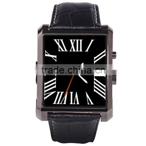 DM08 Smartwatch Luxury Leather IPS Business Wristwatch For Apple IPhone & Samsung Android Phone Luxury Bluetooth Smart Watch thumbnail-3