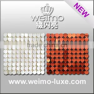 2014 Sparkly Pvc Sequin Panel for Wedding Stage Backdrop Decoration thumbnail-1