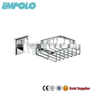 Empolo Brass Square Shower Soap Dish, Bathroom Accessory Sets Soap Basket 932 06B thumbnail-1