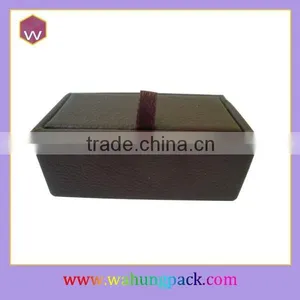 Luxury Black Watch and Cufflink Paperboard Storage Box thumbnail-1