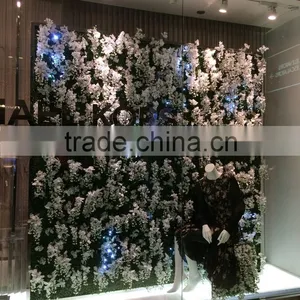 Artificial Flower Wall Window Display Decoration Background thumbnail-1
