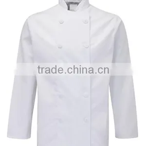 White Long Sleeve High Quality Cheap Custom Professional Chef Uniform thumbnail-2