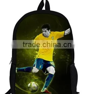 Popular Durable Backpack for Fans With Football Star Pattern thumbnail-3