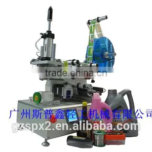 SPX-Semi-automatic 1 Sides Flat Bottle Labeling Machine thumbnail-1