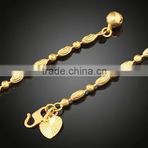 Gold Daily Wear Jewelry Design for Girls Charm Metal Wholesale Chain Bracelet thumbnail-2