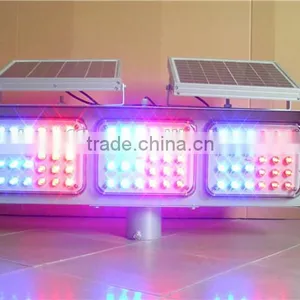 LED Traffic Warning Singal Solar Battery Powered Led Open Signs thumbnail-1