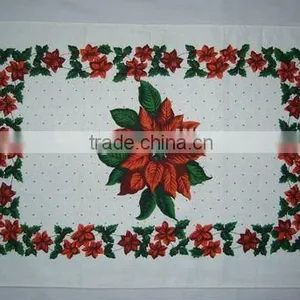 100% Cotton 3 PCS Kitchen Set Oven Mitt Pot Holder & Dish Towel Beautiful Flowers Printed TOWEL thumbnail-2