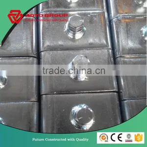 Drop Forged Couplers T-bolt 3.5'' Stud Clamp 3.5''x2.0'' Right Angle Coupler Swivel Clamps Pipe Scaffolding Sidewalk Shed Sytem thumbnail-4