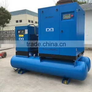 11kw 18.5KW 8bar Electric Screw Air Compressor With Air Dryer and Air Receiver thumbnail-1