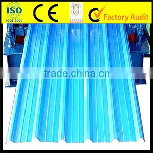 7.5KW Arc Glazed Tile Roll Forming Machine , 0.15mm-0.8mm Metal Forming Equipment thumbnail-1