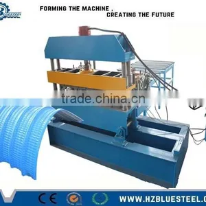 China Manufactures Hydraulic Metal Roof Sheet Bending/Cutting/Curving/Crimping Machine thumbnail-1