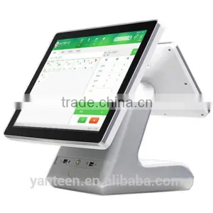 Chain Stores 15inch POS Terminal Dual Touch Screen All in One With 15inch Touch Screen+9.7inch Touch Screen thumbnail-2