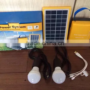 3w Portable Solar Power Lighting Kits for Home and Camping Use thumbnail-4