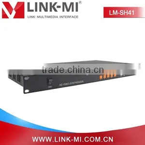 LINK-MI LM-SH41 High Performance 4 Digital/Analog Video HDMI/VGA/CVBS to HDMI VGA 4x1 Video Wall Processor thumbnail-2
