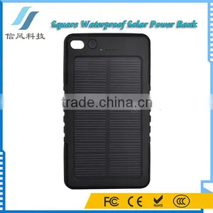 Square Solar Powerbank Waterproof Charger 4000mAh for IPhone Smart Phone thumbnail-1