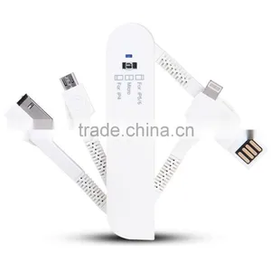 Multi-function Retractable Data 2 in 1 Military Knife Usb Cable thumbnail-1