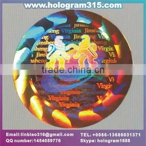 Free Shopping Design Security Hologram Hot Stamping Sticker Label Printing thumbnail-1