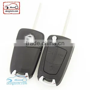 Hot Sale Opel Flip Remote Key 3 Button Key Shell HU100 for Vauxhall Opel Zafira Opel Remote Car Key Case thumbnail-1
