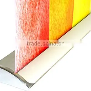 Portable Full Aluminum Water Drop Roll up Banner Standee, Wide Base Roll up Stand, Broad Base Roll up Display Stand thumbnail-2