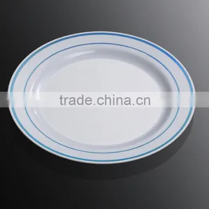 6"Disposable Plate For Party,Plastic Round Dinner Plate With Silver Coated thumbnail-6