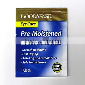 Lens Cloth-Quick Drying Pre-moistened Wipe Pocket Pack thumbnail-1