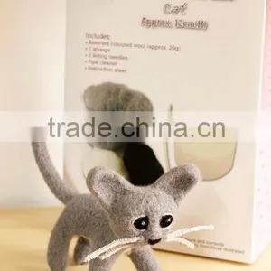 2016new Fashion Needle Felting Kit Felting Wool for Cat thumbnail-3