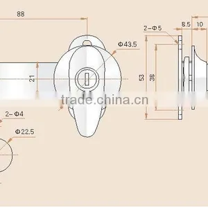 Hydraulic Digital Door Lock Electronic Key Cabinet Lock thumbnail-2