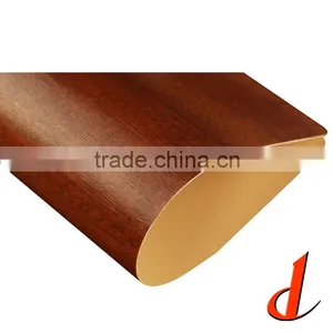 GOOD QUALITY AND PRICE OF DECORATIVE RIGID PVC FILM FOR KITCHEN CABINET thumbnail-1